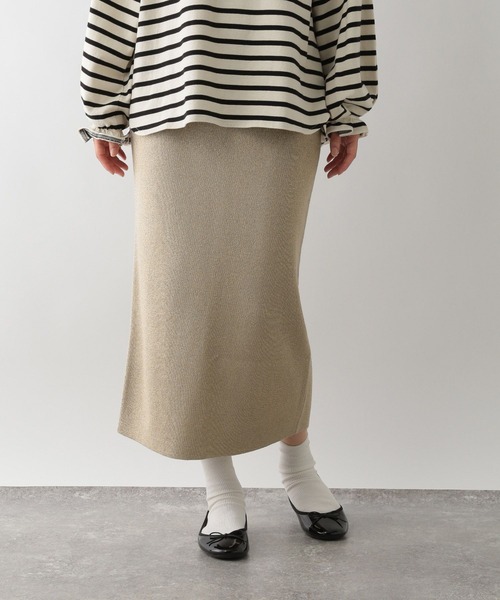 GLOBAL WORK Smile Seed Store（グローバルワーク スマイルシードストア）の「お手入れラクラクＩラインスカート/116054（スカート・レディース・グレー系その他/ブラック/ブラウン系その他・SMALL/X-LARGE/MEDIUM/LARGE）」の20枚目の写真