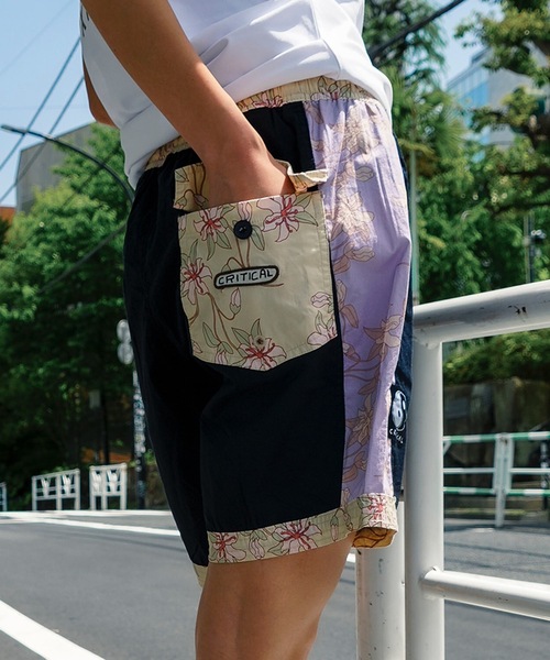 TCSS（ティーシーエスエス）の「BOARD SHORTS/クリティカルスライド(ティーシーエスエス)サイドラインデザインスイムボードショートパンツ【水着】（水着・メンズ・ブラック・30inch/32inch/34inch）」の5枚目の写真