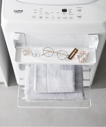 tower(タワー)のtower(タワー)洗濯機横マグネット折り畳み棚 2段(バス/トイレグッズ)