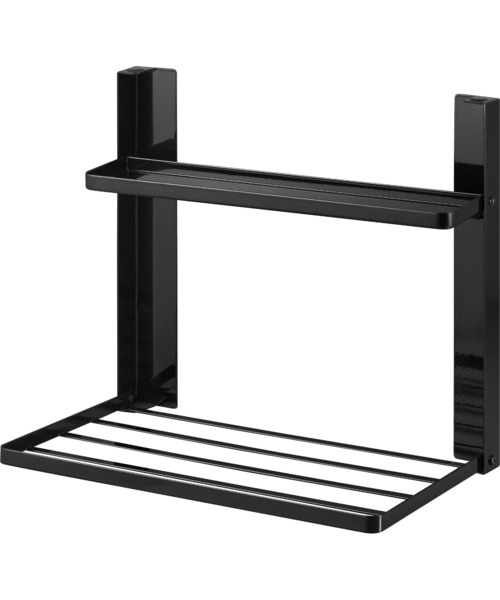 tower（タワー）洗濯機横マグネット折り畳み棚 2段（バス/トイレグッズ）｜tower（タワー）