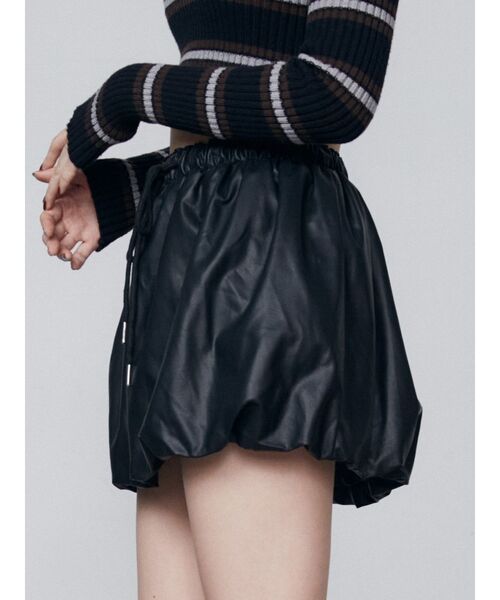 EMODA（エモダ）の「バルーンミニスカート（スカート・レディース・グレー/ブラック/その他・FREE）」の6枚目の写真