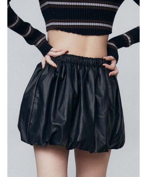 EMODA（エモダ）の「バルーンミニスカート（スカート・レディース・グレー/ブラック/その他・FREE）」の7枚目の写真