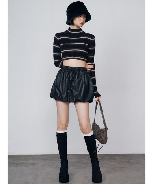 EMODA（エモダ）の「バルーンミニスカート（スカート・レディース・グレー/ブラック/その他・FREE）」の10枚目の写真