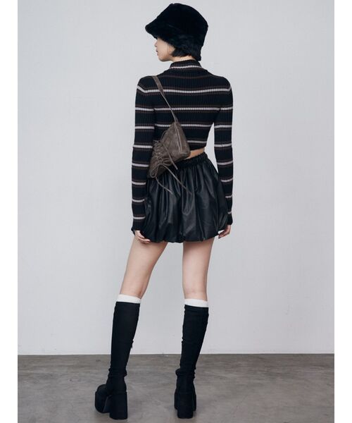 EMODA（エモダ）の「バルーンミニスカート（スカート・レディース・グレー/ブラック/その他・FREE）」の12枚目の写真