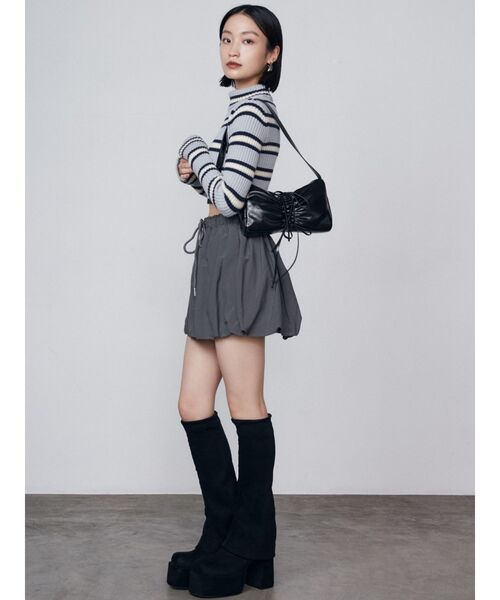 EMODA（エモダ）の「バルーンミニスカート（スカート・レディース・グレー/ブラック/その他・FREE）」の15枚目の写真