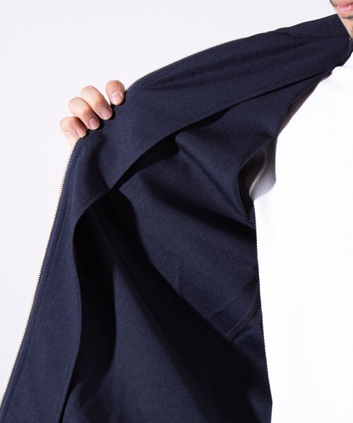 GLOSTER(グロスター)の「【GLOSTER/グロスター】classy ジップアップ シャツブルゾン(シャツ/ブラウス・メンズ・グレイッシュベージュ/ネイビー/インディゴブルー・S/M/L)」の9枚目の写真
