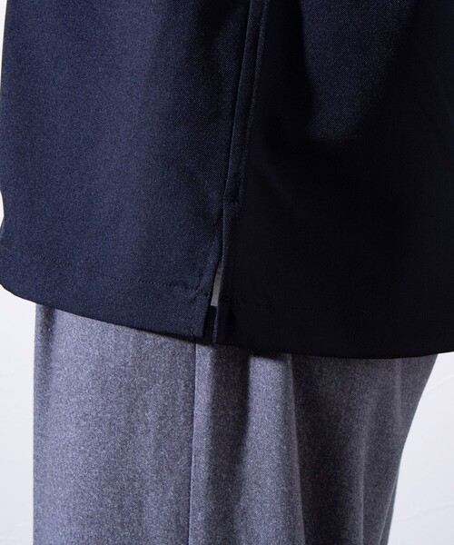 GLOSTER(グロスター)の「【GLOSTER/グロスター】classy ジップアップ シャツブルゾン(シャツ/ブラウス・メンズ・グレイッシュベージュ/ネイビー/インディゴブルー・S/M/L)」の11枚目の写真