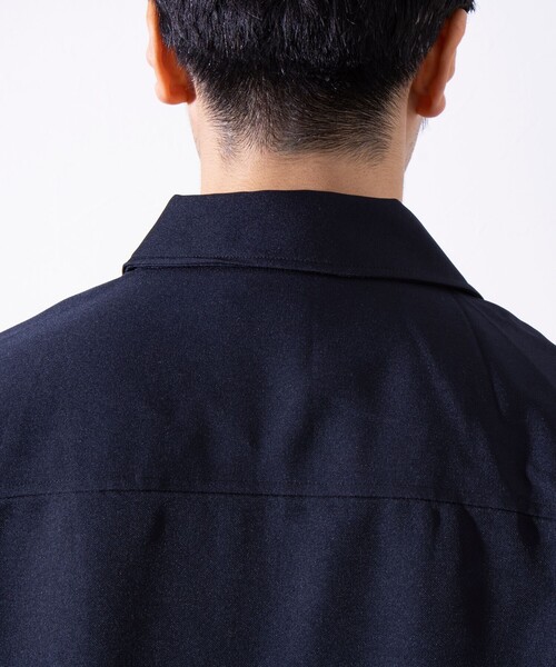 GLOSTER(グロスター)の「【GLOSTER/グロスター】classy ジップアップ シャツブルゾン(シャツ/ブラウス・メンズ・グレイッシュベージュ/ネイビー/インディゴブルー・S/M/L)」の12枚目の写真