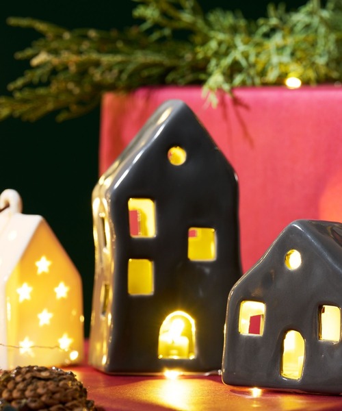 LAKOLE（ラコレ）の「LEDハウス(L) / 139663（インテリア雑貨・レディース・ホワイト/ブラック・FREE）」の2枚目の写真