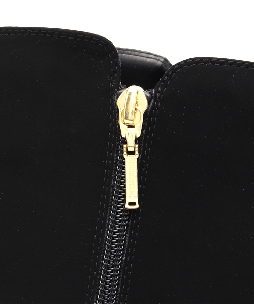 GUILD PRIME(ギルドプライム)の「【GUILD PRIME】WOMENS ゴールドヒールアクセントブーツ(ブーツ・レディース・ブラック・23.5/24.5/22.5)」の9枚目の写真