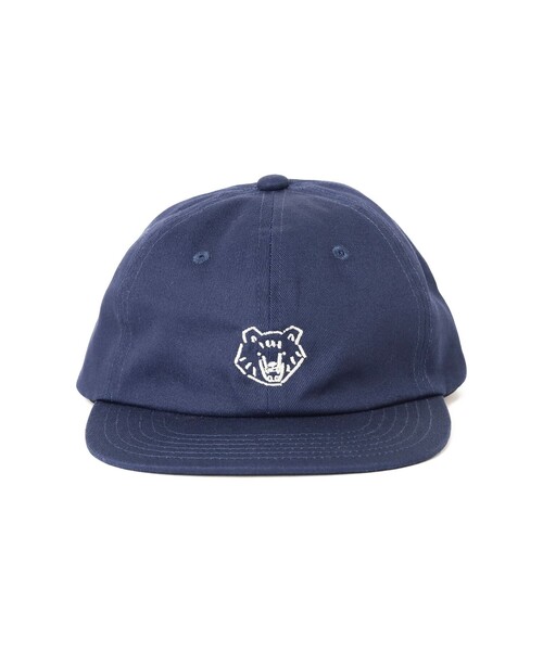 BEAMS JAPAN（ビームス　ジャパン）の「【八雲】木彫り熊 マスク 刺繍 キャップ（キャップ・レディース・ネイビー/ベージュ・ONE SIZE）」の11枚目の写真