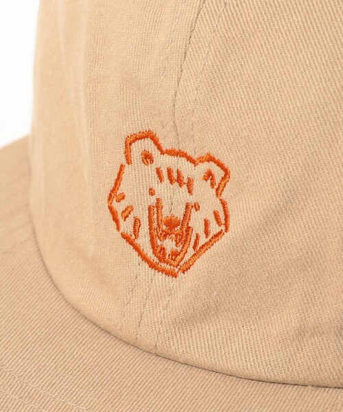 BEAMS JAPAN（ビームス　ジャパン）の「【八雲】木彫り熊 マスク 刺繍 キャップ（キャップ・レディース・ネイビー/ベージュ・ONE SIZE）」の18枚目の写真