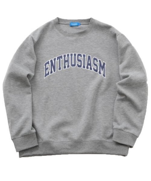 GLAZOS（グラソス）の「【大人向けサイズあり】【あったか保温/速乾】ダンボールニット・カレッジロゴトレーナー（スウェット・キッズ・ブラック/グレー・L/M/S/LL）」の11枚目の写真