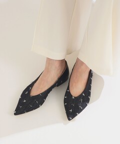 AMERI ビジュパンプス　UND BIJOU FLAT PUMPS mサイズ UND BIJOU FLAT PUMPS（パンプス）｜Ameri（アメリ）の