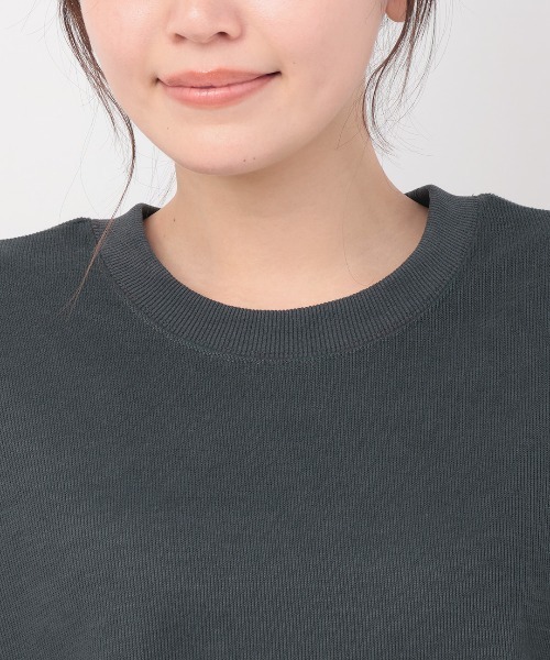 チチカカ(チチカカ)の「ファブリックプリントコンビプルオーバー(Tシャツ/カットソー・レディース・チャコールグレー/ブルー/ベージュ・FREE)」の17枚目の写真