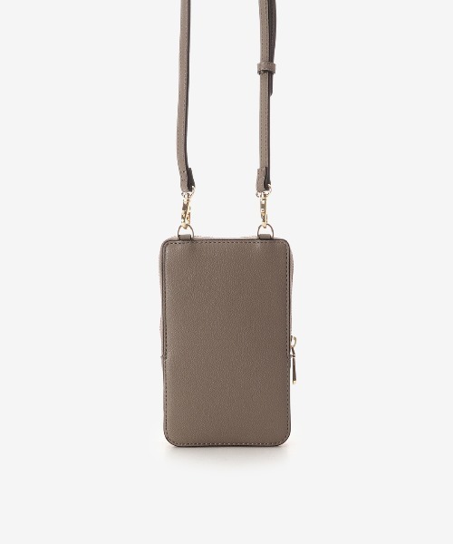 SAMANTHAVEGA（サマンサベガ）の「サイドダイヤカットスマホショルダー（ショルダーバッグ・レディース・グレイッシュベージュ/オフホワイト/ブラック・FREE）」の22枚目の写真