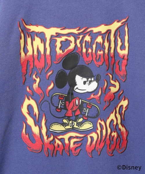 PAGEBOY（ページボーイ）の「ミッキー／ヴィンテージライクスウェット（スウェット・レディース・ネイビー/グリーン/ホワイト・FREE）」の5枚目の写真