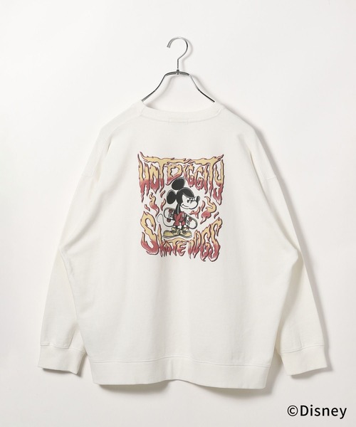 PAGEBOY（ページボーイ）の「ミッキー／ヴィンテージライクスウェット（スウェット・レディース・ネイビー/グリーン/ホワイト・FREE）」の10枚目の写真