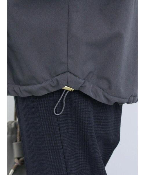 Samansa Mos2 blue（サマンサモスモスブルー）の「【撥水】リバーシブルファーマウンテンパーカー（その他アウター・レディース・キナリ/カーキ/チャコールグレー・F）」の13枚目の写真