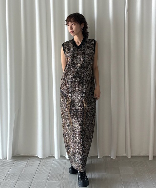 ワンピース asmee 2way i line knit dress ASMEE 2WAY I LINE KNIT DRESS