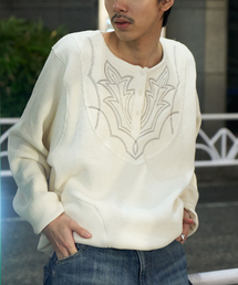 FAF フェイク アス フラワーズサーマル ヘンリー シャツ