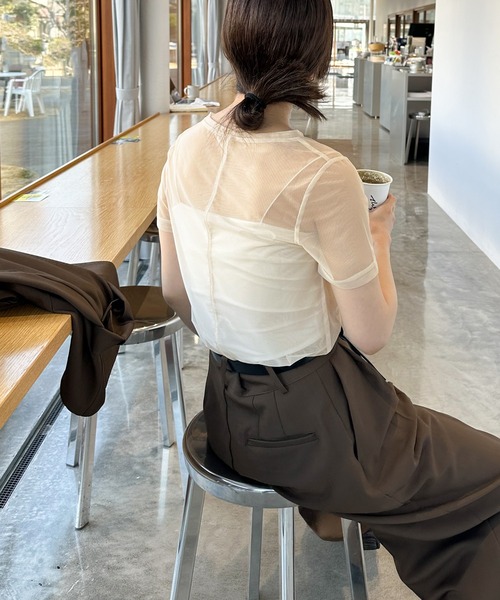 トップス RD-mocha ラメシアートップス – SELECT MOCA
