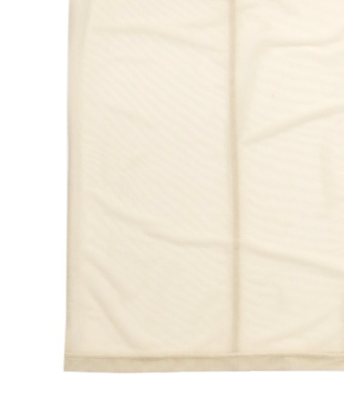 select MOCA by son（セレクトモカバイソン）の「センターラインシアーロングトップス（Tシャツ/カットソー・レディース・グレイッシュベージュ/アイボリー/ブラック・FREE）」の16枚目の写真