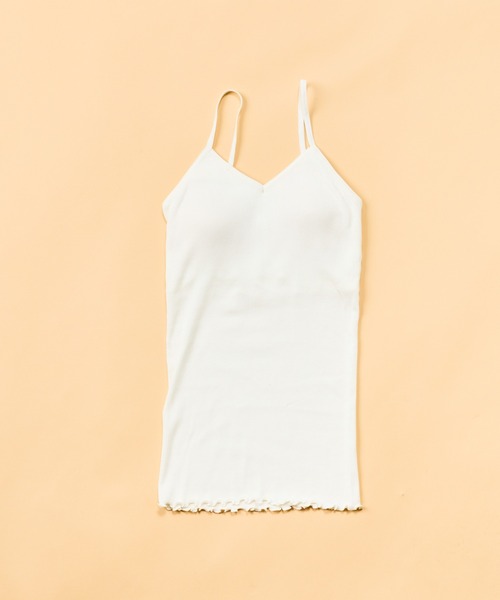 me. / ミードット コットンテレコインナー キャミソール me-18152 HPI(キャミソール)|salle de bal(サルデバル) me. / ミードット コットンテレコインナー キャミソール me-18152 HPI(キャミソール)|salle de bal(サルデバル)