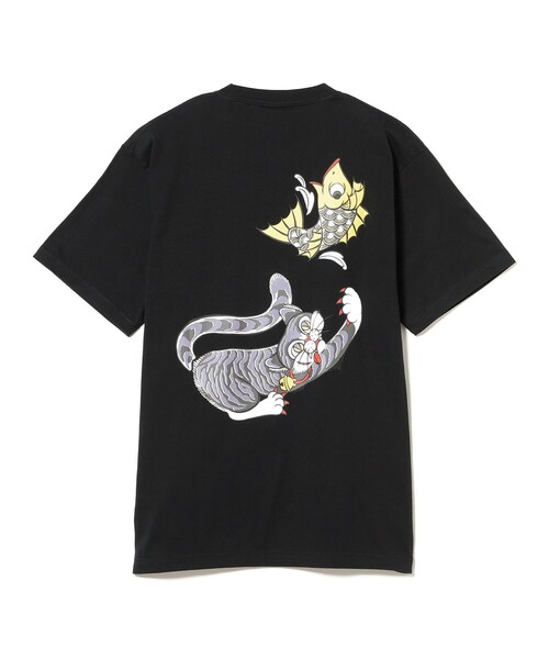 Chaos Fishing Club Tシャツ ブラック　M セール】Chaos Fishing Club / Doraneko T-Shirt S/S（Tシャツ