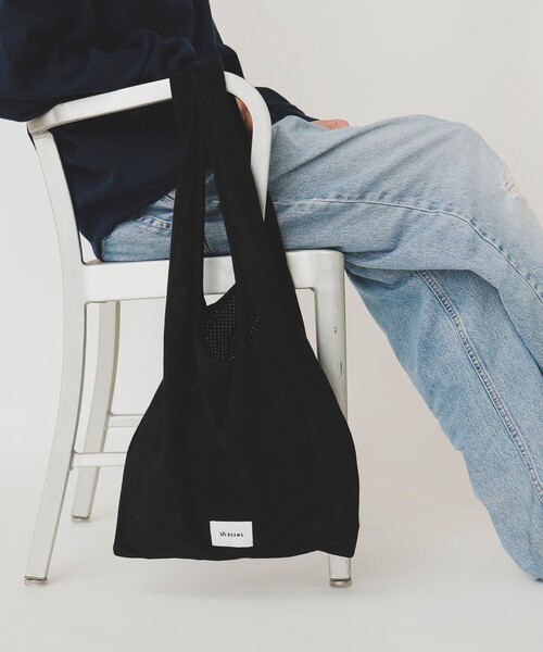 bpr BEAMS（ビーピーアール ビームス ）の「パンチング エコバッグ（エコバッグ/サブバッグ・レディース・ブラック/ベージュ・ONE SIZE）」の19枚目の写真