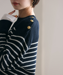 フレアチュニックニット