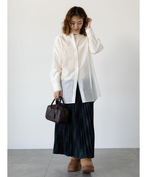 Lugnoncure(ルノンキュール)の「リブタートルニット(ニット/セーター・レディース・オフホワイト/ブラック/レッド・F)」の19枚目の写真