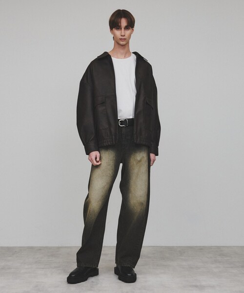 tk.TAKEO KIKUCHI（ティーケータケオキクチ）の「バレルデニムパンツ（デニムパンツ・メンズ・ブラック/サックスブルー/ブルー系その他・01/02/03）」の8枚目の写真