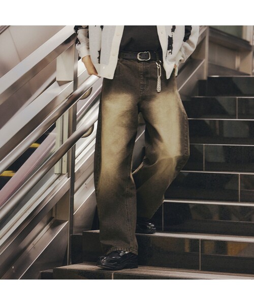 tk.TAKEO KIKUCHI（ティーケータケオキクチ）の「バレルデニムパンツ（デニムパンツ・メンズ・ブラック/サックスブルー/ブルー系その他・01/02/03）」の5枚目の写真