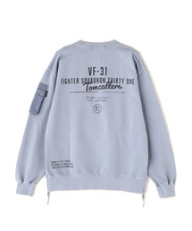 AVIREX | FADE WASH MIL. POCKET SWEAT / フェイドウォッシュ ミリタリーポケット スウェット / AVIREX / アヴィレックス(スウェット)