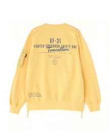 AVIREX(ABbNX)FADE WASH MIL. POCKET SWEAT / tFChEHbV ~^[|Pbg XEFbg / AVIREX / ABbNX(XEFbg)