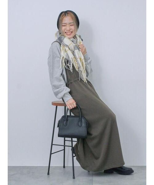 Samansa Mos2 blue（サマンサモスモスブルー）の「前後2wayフェイク