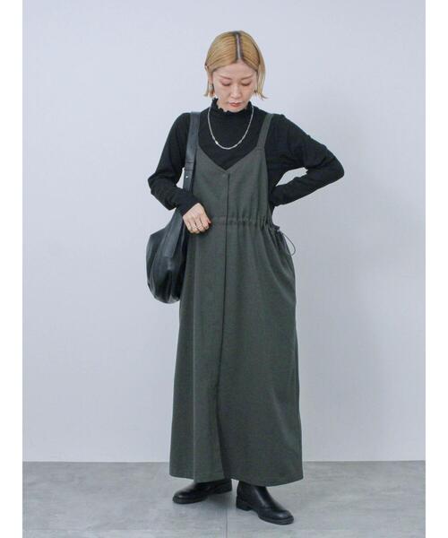 Samansa Mos2 blue（サマンサモスモスブルー）の「前後2wayフェイク