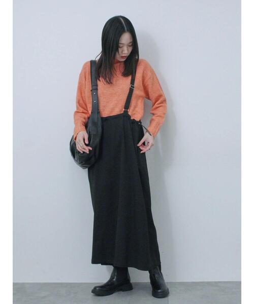 Samansa Mos2 blue（サマンサモスモスブルー）の「前後2wayフェイク