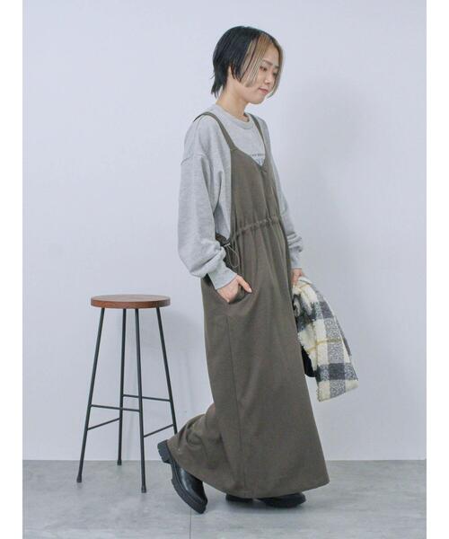 Samansa Mos2 blue（サマンサモスモスブルー）の「前後2wayフェイク