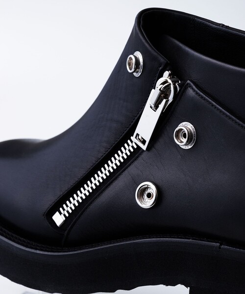foot the coacher(フットザコーチャー)の「RIDERS BOOTS(ブーツ・メンズ・ブラック・26.0cm/27.0cm)」の2枚目の写真