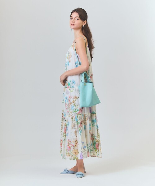 GRACE CONTINENTAL（グレースコンチネンタル）の「FEEL AND TASTE フラットショルダー（ショルダーバッグ・レディース・ミント/ピンク/キャメル・FREE）」の4枚目の写真