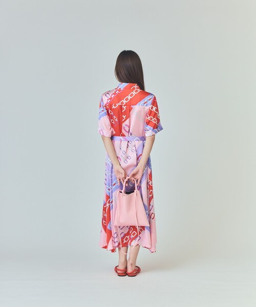 GRACE CONTINENTAL（グレースコンチネンタル）の「FEEL AND TASTE フラットショルダー（ショルダーバッグ・レディース・ミント/ピンク/キャメル・FREE）」の11枚目の写真