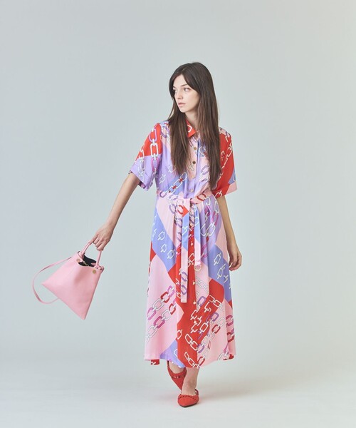 GRACE CONTINENTAL（グレースコンチネンタル）の「FEEL AND TASTE フラットショルダー（ショルダーバッグ・レディース・ミント/ピンク/キャメル・FREE）」の12枚目の写真