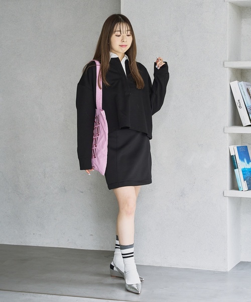 LE TALON（ルタロン）の「《追加》LE TALON メッセージトート2（トートバッグ・レディース・アイボリー/グレー/ピンク/ブラウン/グリーン/ベージュ・FREE）」の14枚目の写真