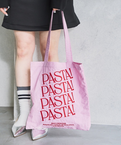 LE TALON（ルタロン）の「《追加》LE TALON メッセージトート2（トートバッグ・レディース・アイボリー/グレー/ピンク/ブラウン/グリーン/ベージュ・FREE）」の16枚目の写真