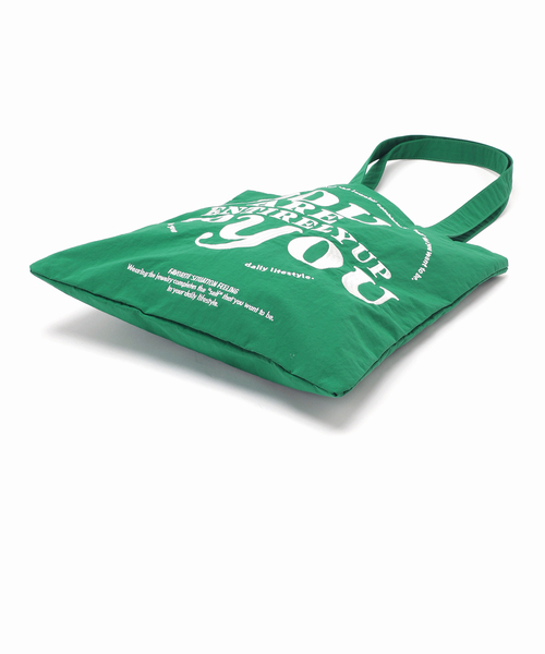 LE TALON（ルタロン）の「《追加》LE TALON メッセージトート2（トートバッグ・レディース・アイボリー/グレー/ピンク/ブラウン/グリーン/ベージュ・FREE）」の20枚目の写真