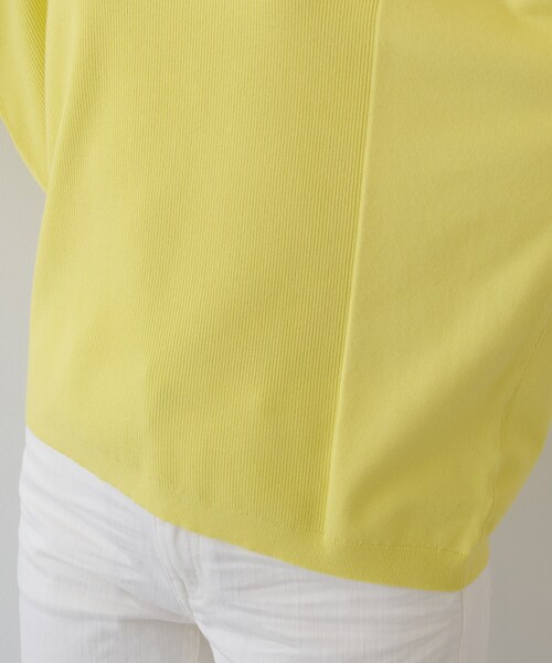 INDIVI（インディヴィ）の「【洗える】アシメデザイン ドルマンスリーブニット（ニット/セーター・レディース・ベージュ/ライトグリーン/アイボリー/スモーキーグリーン系/チャコールグレー・05/13/15 /34/38/19）」の6枚目の写真