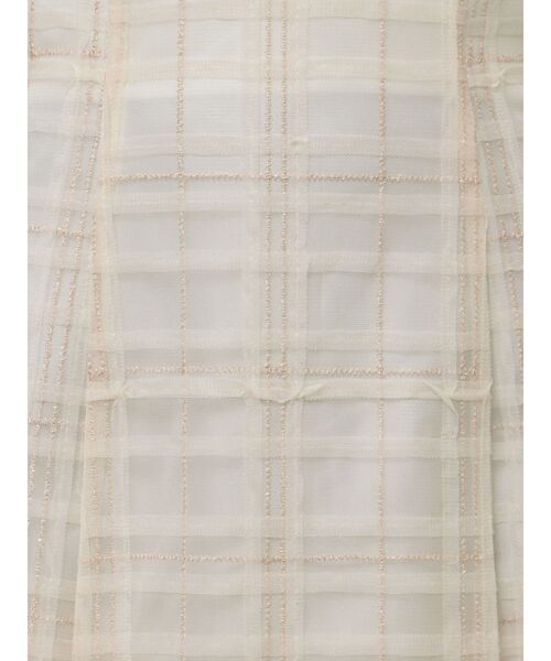 MERCURYDUO（マーキュリーデュオ）の「オリジナルチュールチェックフレアスカート（スカート・レディース・ネイビー/ライトブルー/アイボリー・MEDIUM/SMALL）」の12枚目の写真