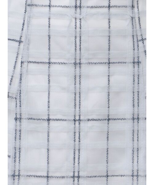 MERCURYDUO（マーキュリーデュオ）の「オリジナルチュールチェックフレアスカート（スカート・レディース・ネイビー/ライトブルー/アイボリー・MEDIUM/SMALL）」の13枚目の写真